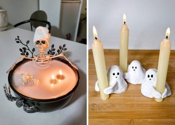 22 Spine-Chilling Yet Stylish DIY Candle Holders to Glow Up Halloween Night