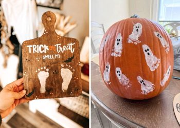 20+ Adorable Halloween Footprint Crafts You’ll Want to Keep Forever