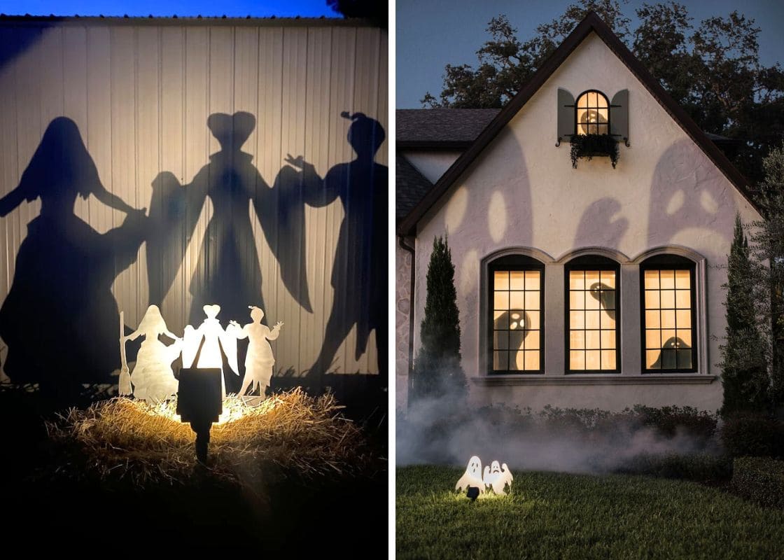 20 Halloween Shadow Silhouette Decorations That Wow After Dark