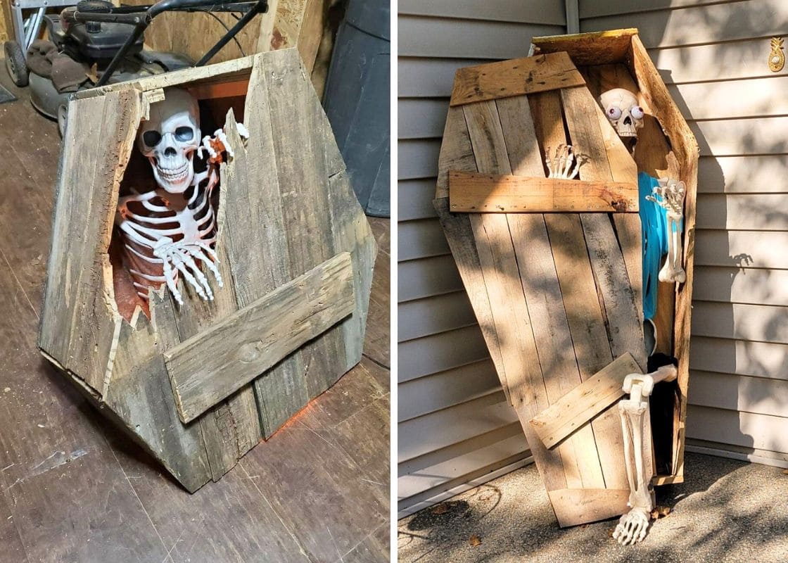 22 DIY Halloween Coffin Ideas That Will Send Shivers Down Your Spine