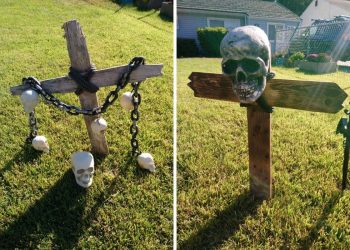 20 Eerie Grave Marker Ideas That Bring Haunted Vibes to Your Yard
