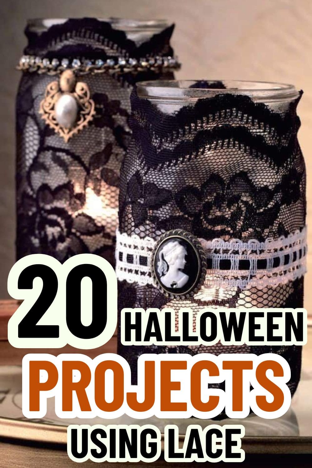 20 Gothic Halloween Projects You Can Make with Lace