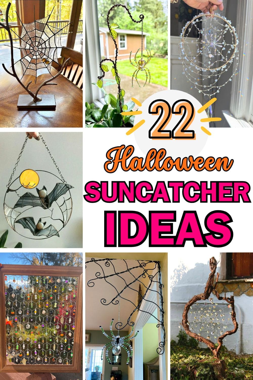22 Exotic DIY Halloween Suncatcher Ideas to Brighten Your Spooky Season