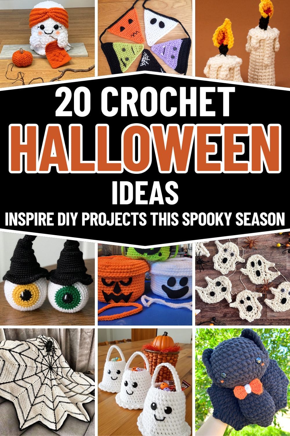 20 Cute Halloween Crochet Ideas with Tutorials You'll Want to Make Right Away