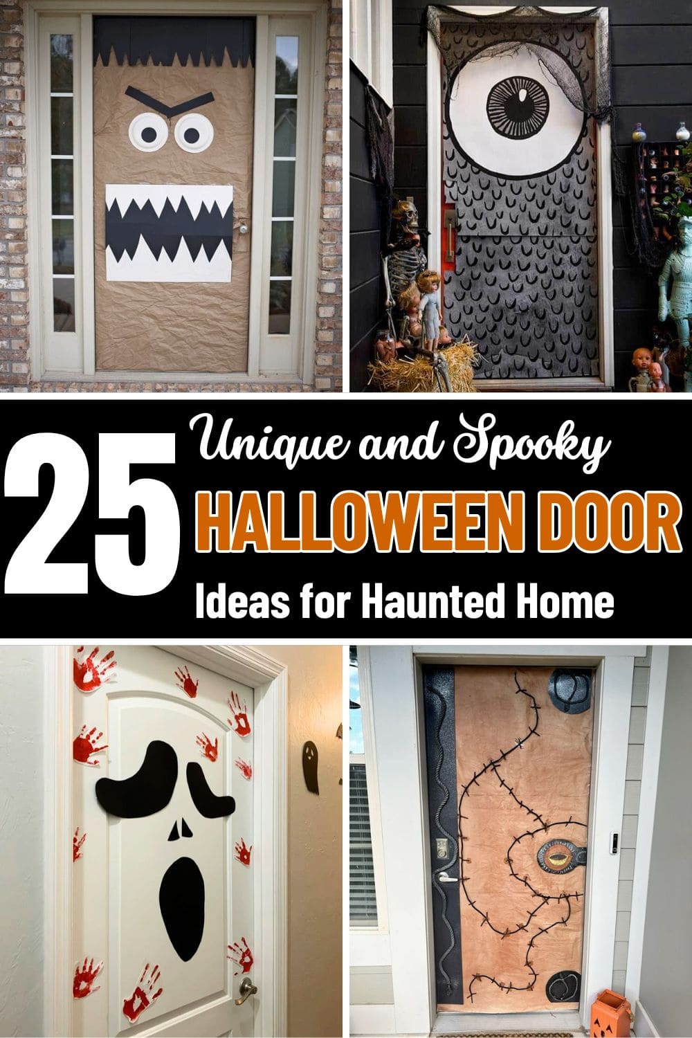 25 Unique Halloween Door Ideas That Will Stop Guests in Their Tracks