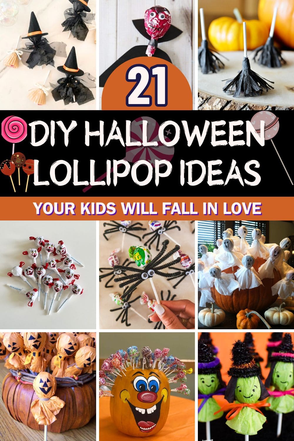 20+ Creative Halloween Lollipop Ideas for Fun & Frightful Treats