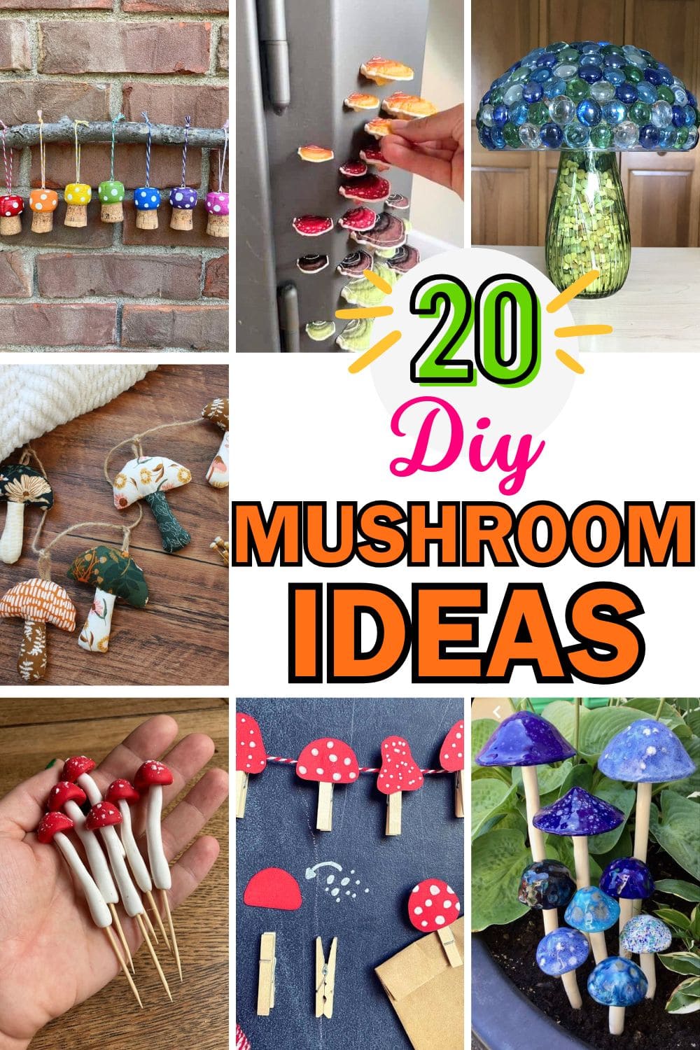 20 Adorable DIY Mushroom Ideas to Add Whimsy to Your Home and Garden