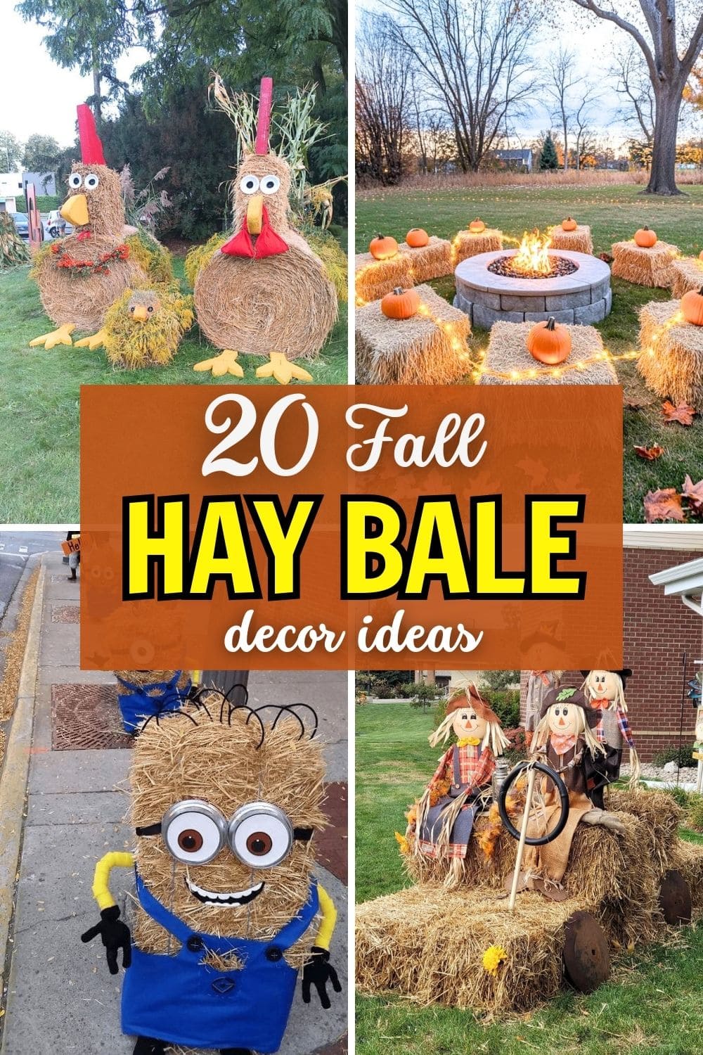 20 Hay Bale Decor Inspirations for Cozy and Festive Fall Projects