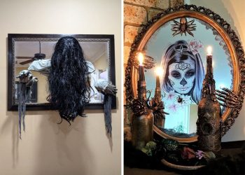 20 Haunted Halloween Mirrors That Look Straight Out of a Ghost Story