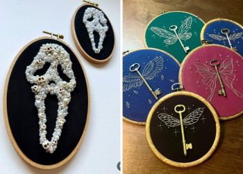 Here’re 22 Beautiful DIY Embroidery Hoop Projects for Every Season