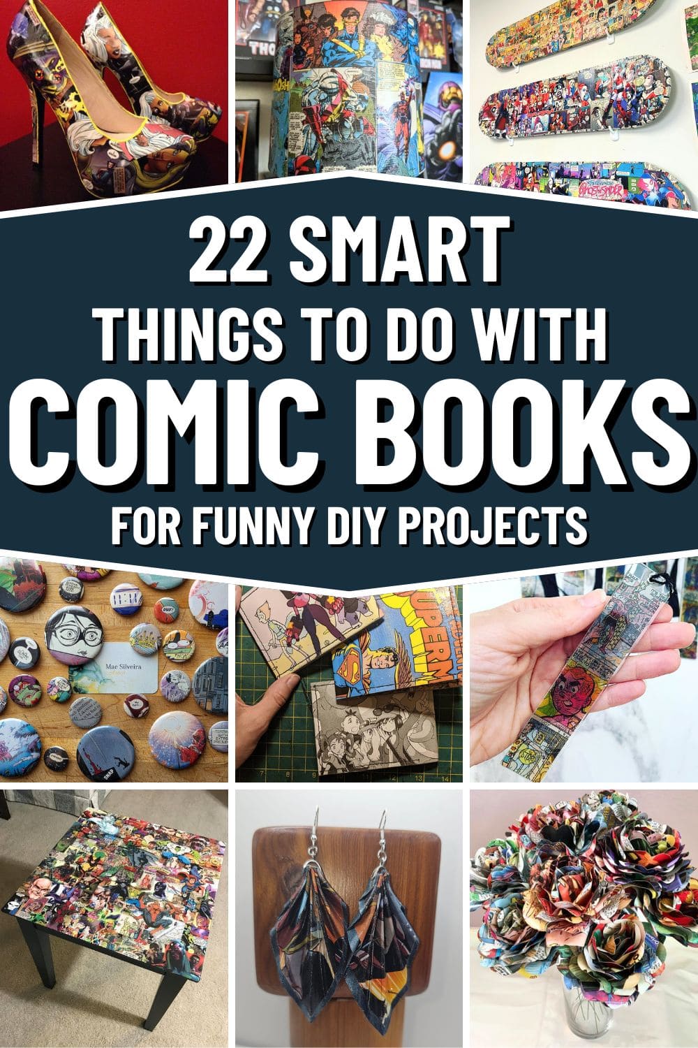 20 Creative Things You Can Make with Old Comic Books