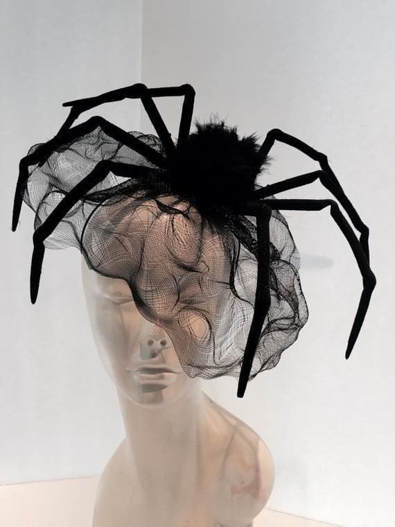 Giant Spider Lace Fascinator
