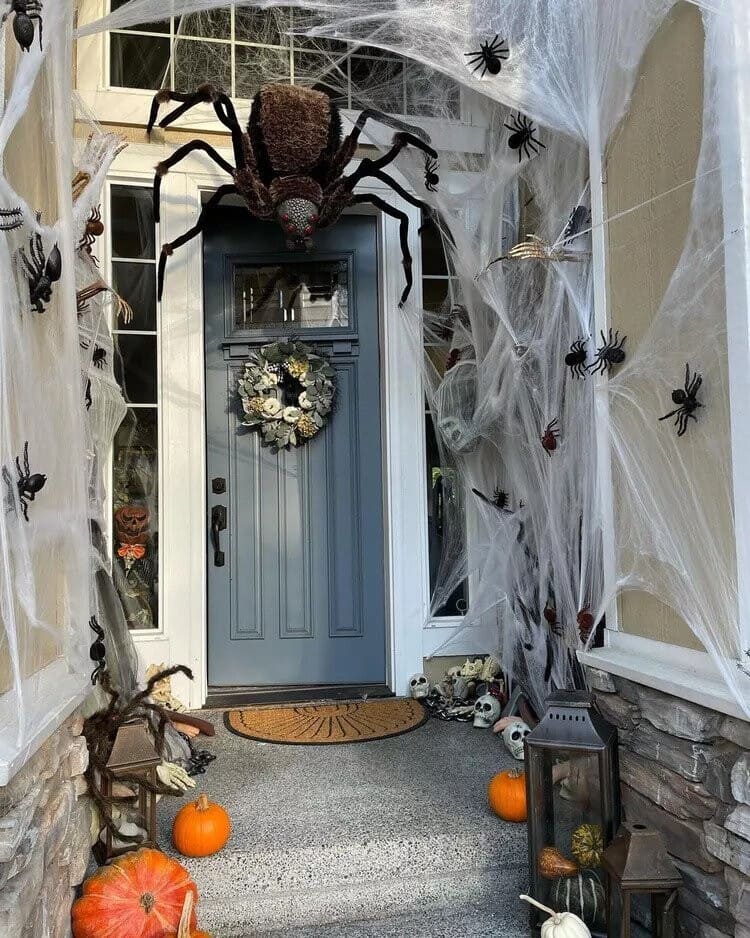 Giant Spider Web Entryway