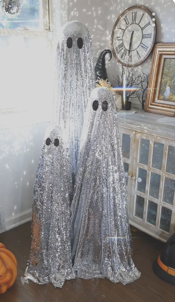 Glam Sequin Ghost Trio