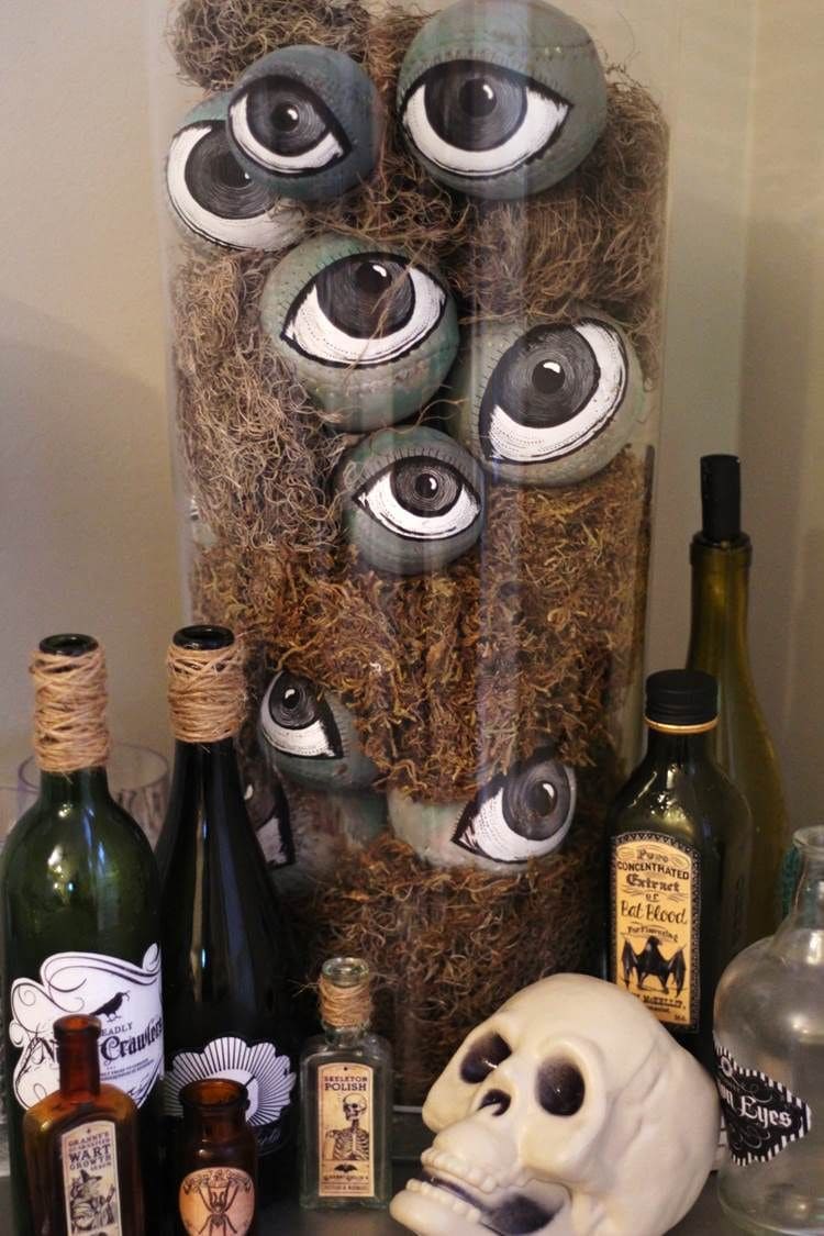 Glass Jar of Watching Eyes