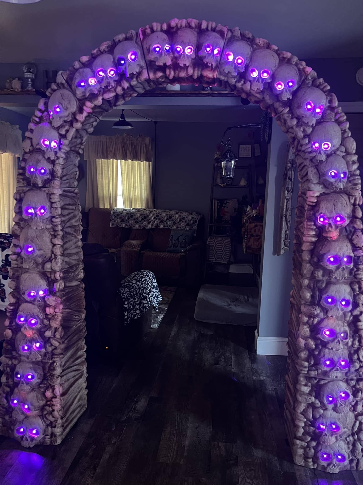 Glowing Skull Archway