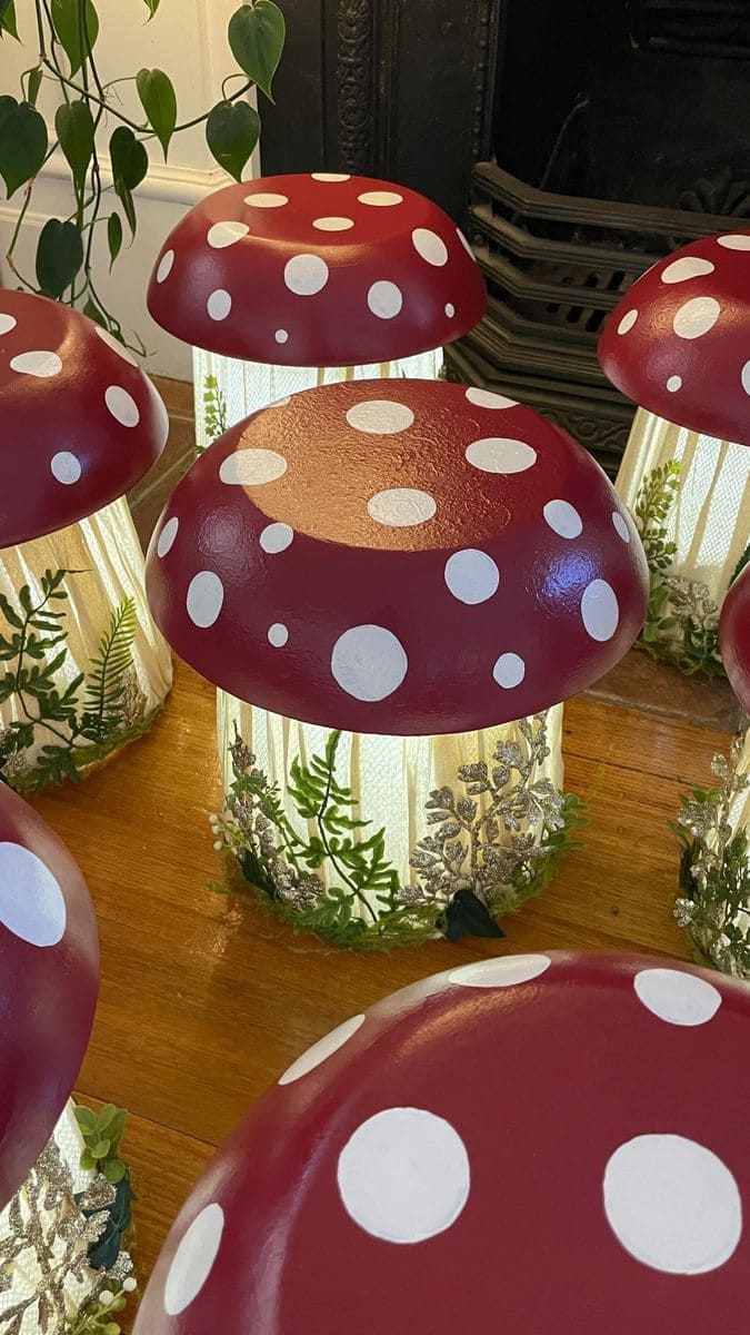 Glowing Toadstool Mushroom Lamps