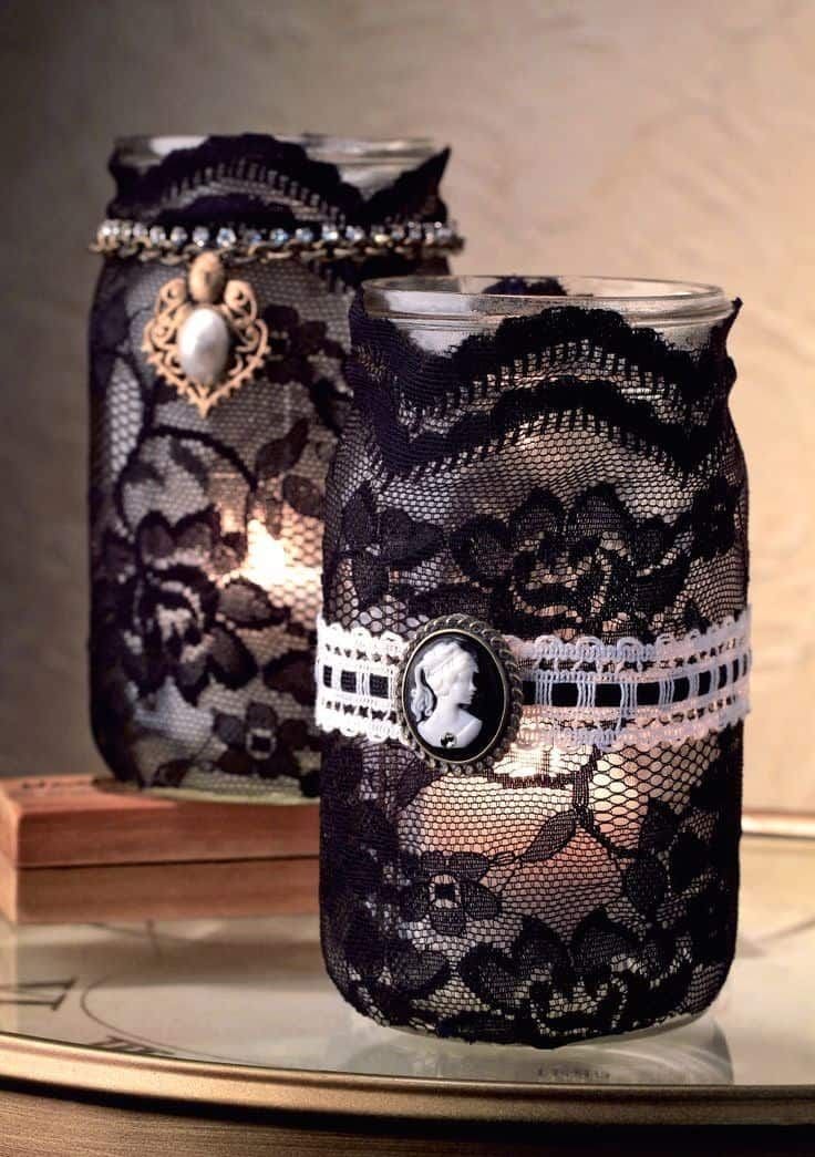 20 Gothic Halloween Projects You Can Make with Lace