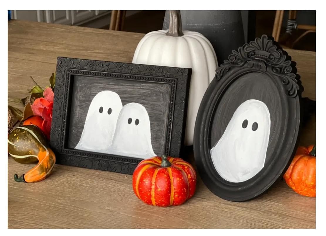 Hand-Painted Ghost Frames