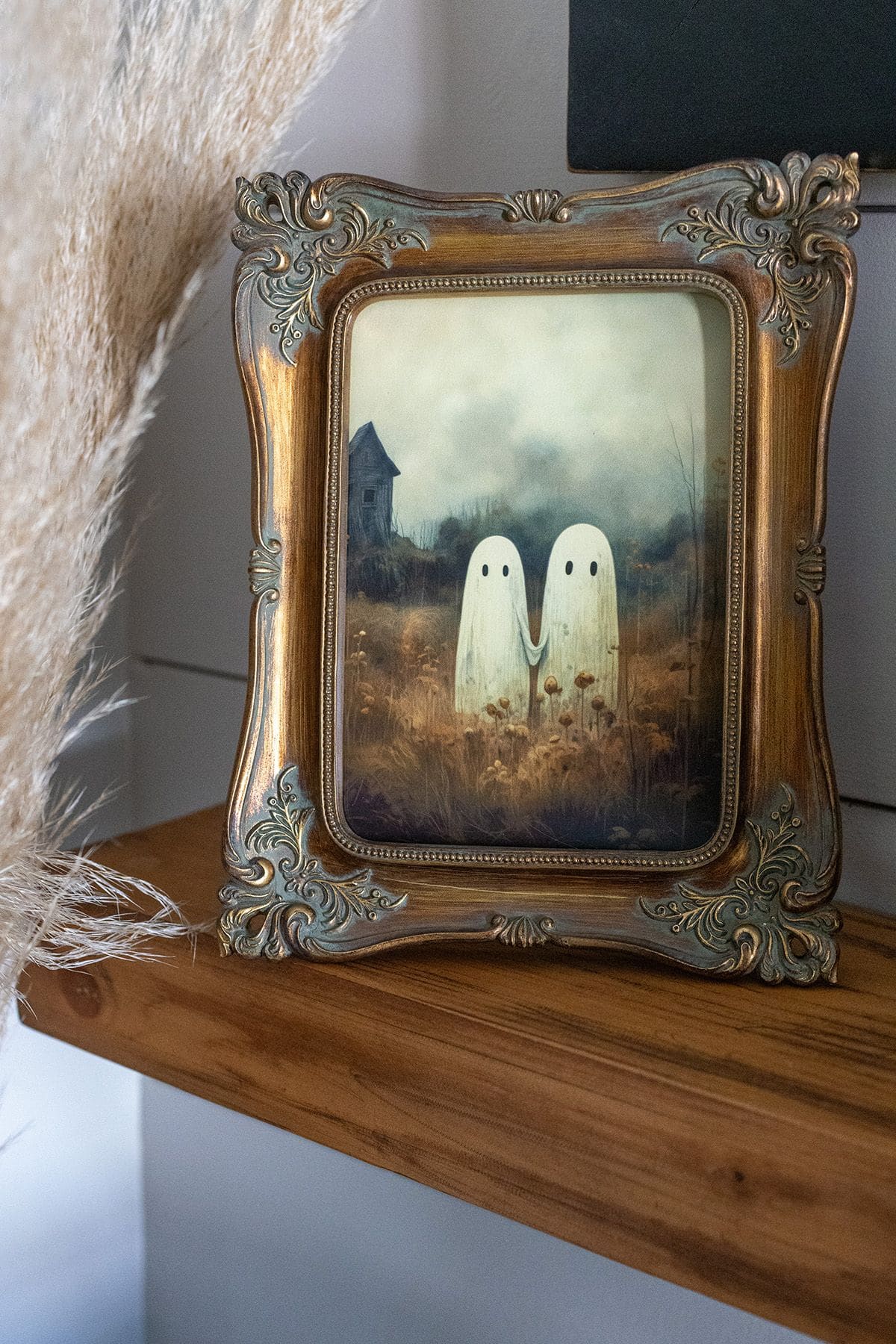 Hand-in-Hand Ghosts in a Misty Field