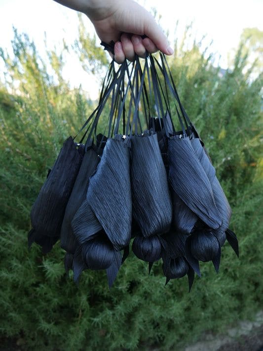 Hanging Corn Husk Bats