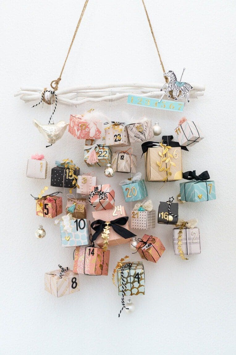 Hanging Gift Box Advent Calendar