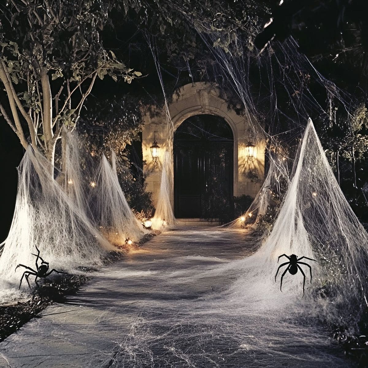 Haunted Driveway of the Giant Spiders