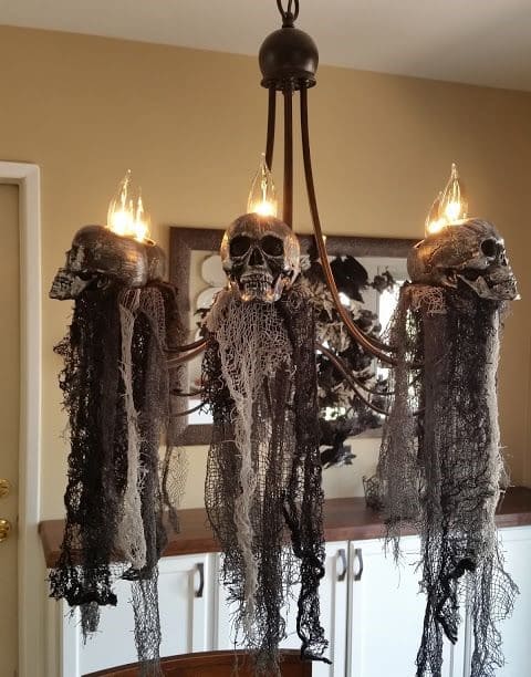Haunted Skull Chandelier Upgrade