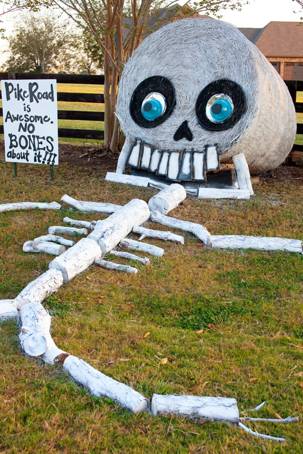 Hay Bale Skeleton