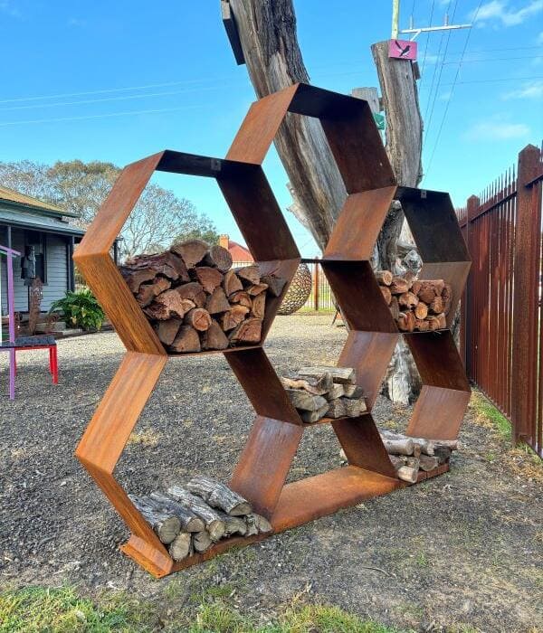 Honeycomb Log Holder