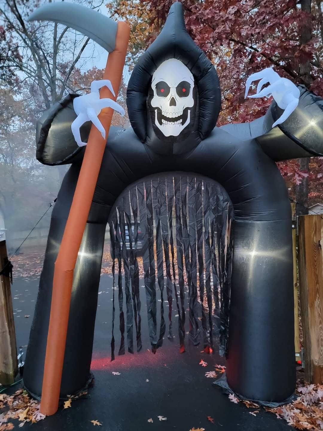 Inflatable Grim Reaper Tunnel