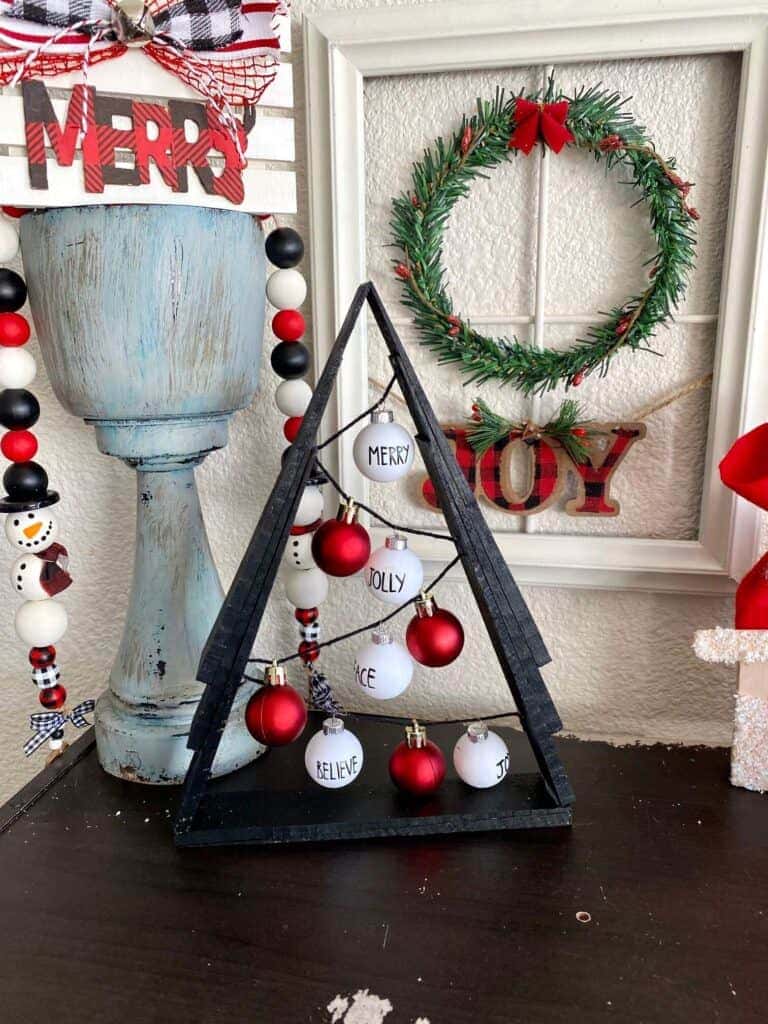 Mini Wood Shim Christmas Tree