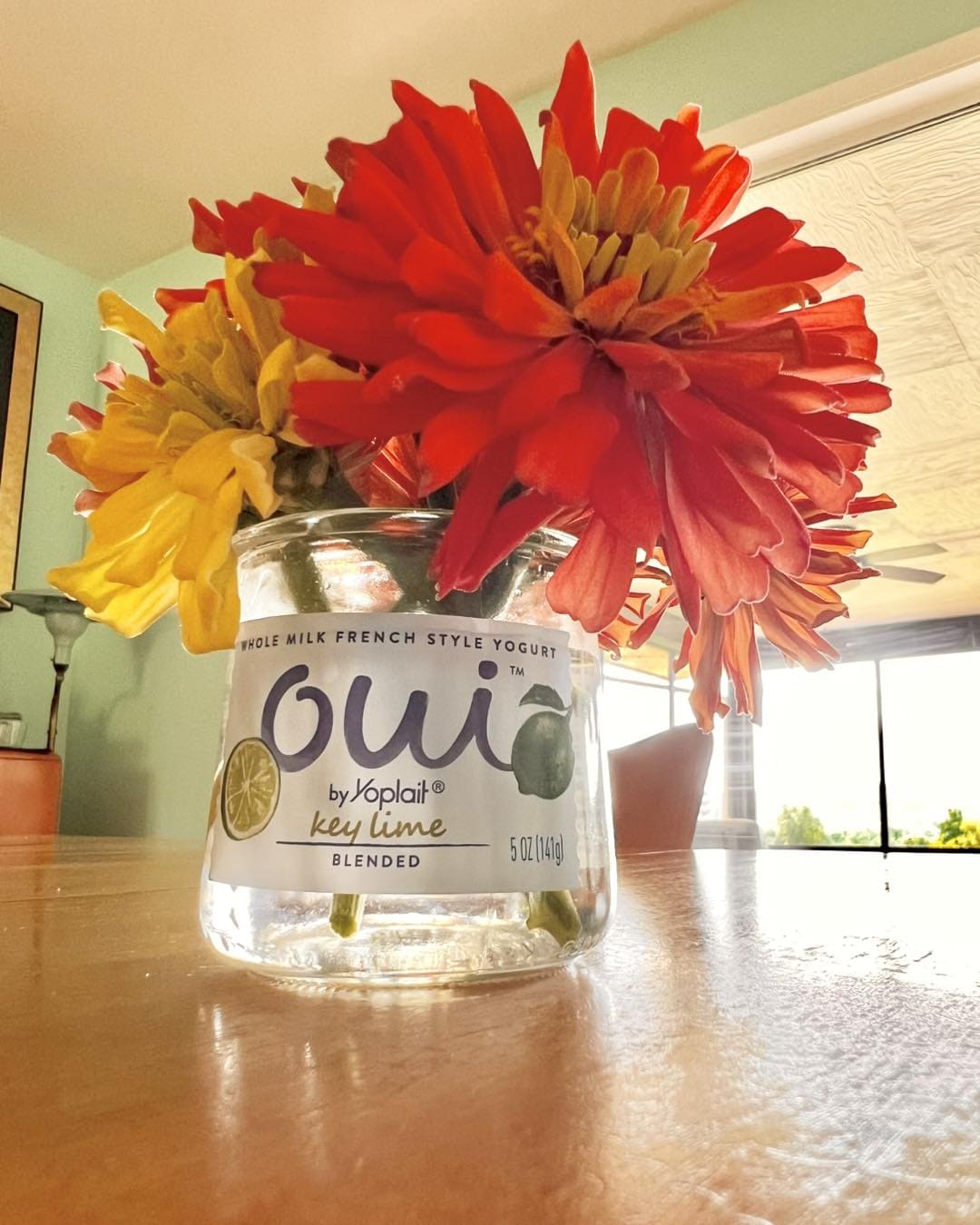 Mini Yogurt Jar Flower Vase