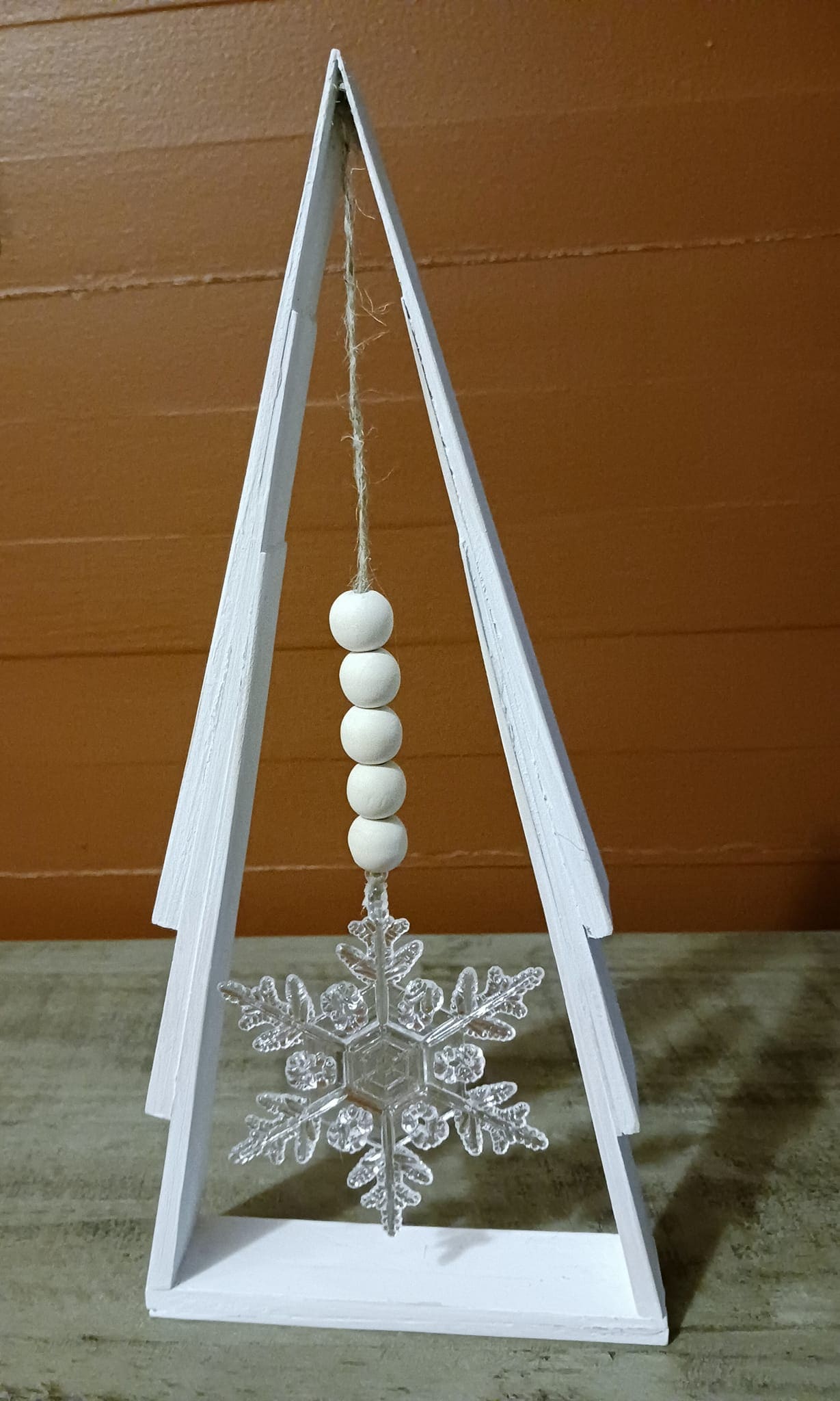 Minimalist Wood Shim Christmas Tree