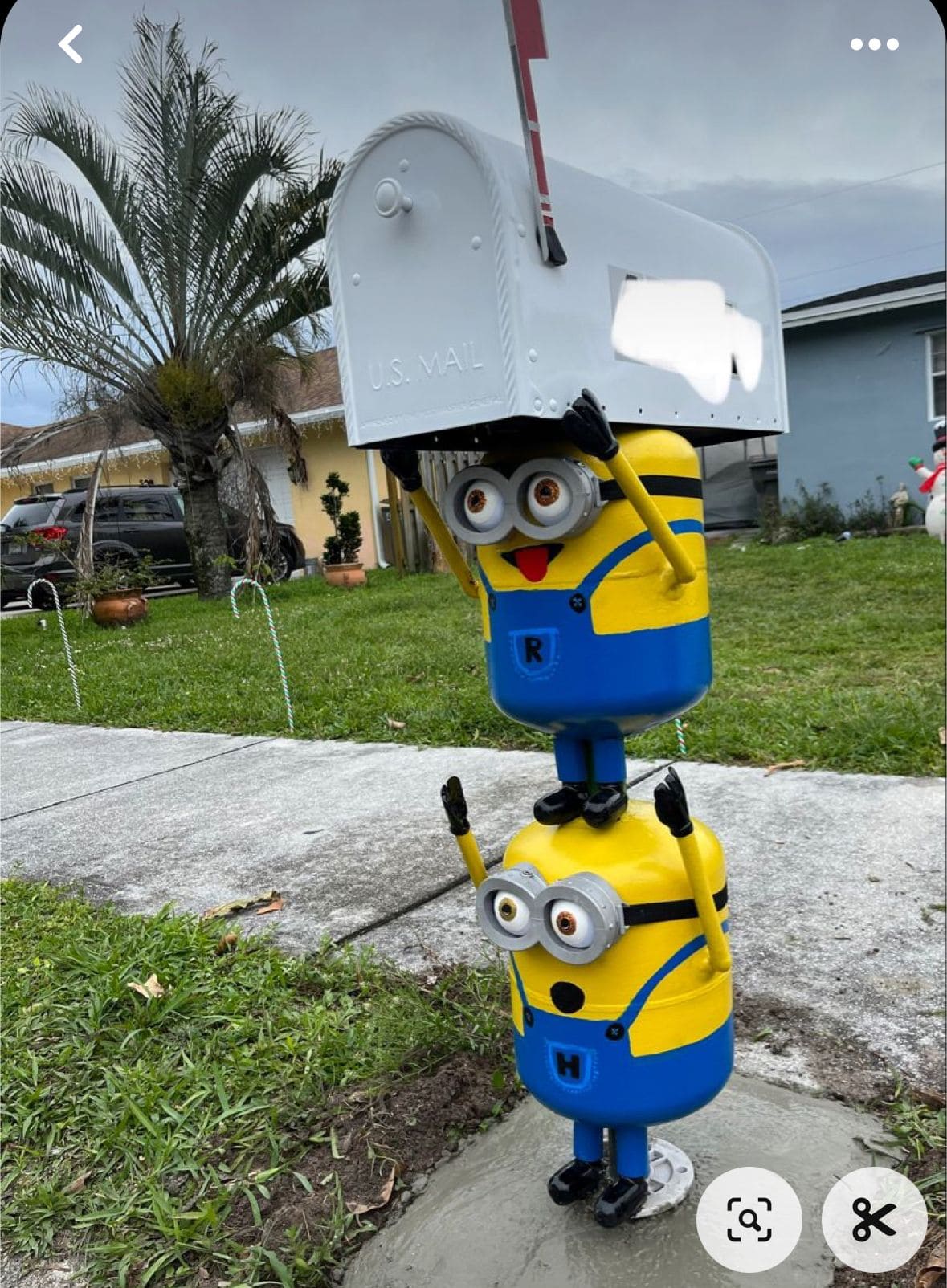 Minion Mailbox Stand