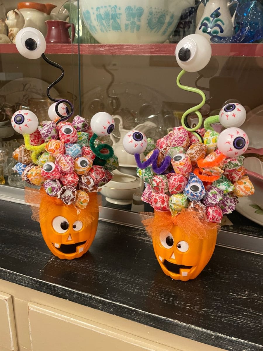 Monster Eyeball Lollipop Bouquets