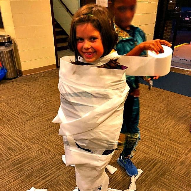 Mummy Wrap Race