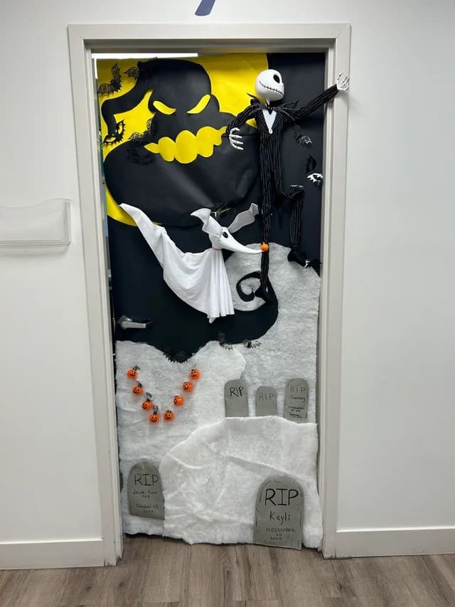 Nightmare Before Christmas Graveyard Door