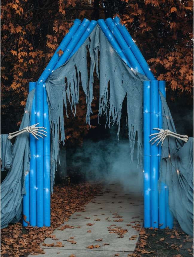PVC Pipe Haunted Archway