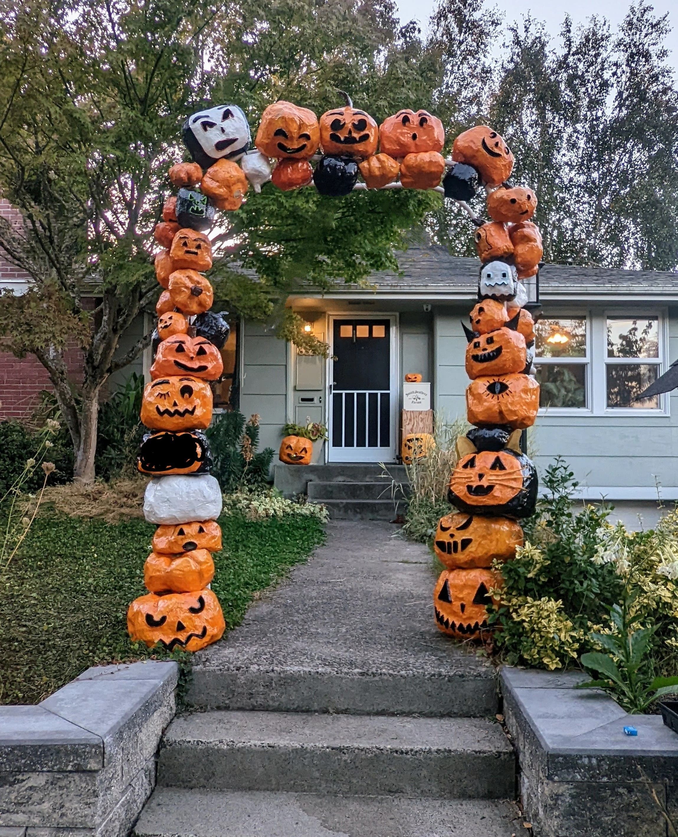 Playful Pumpkin Parade Arch