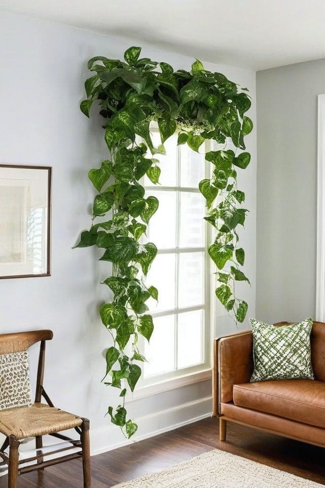 How to Grow a Gorgeous Pothos Curtain for Window
