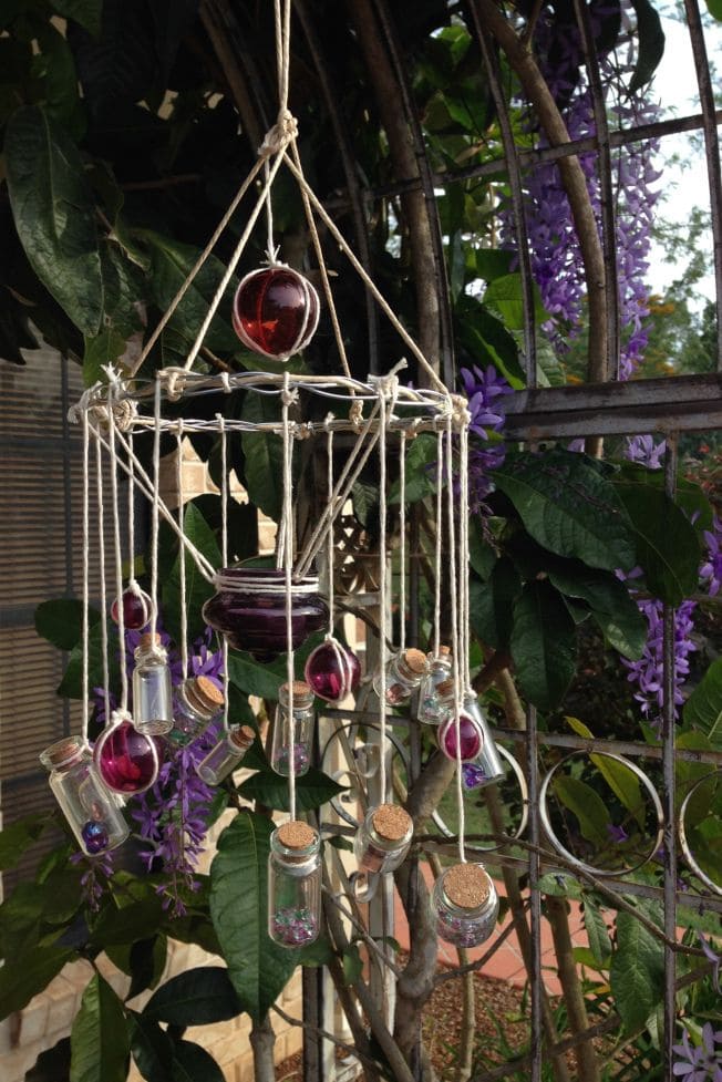 Potion Bottle and Orb Wind Chime