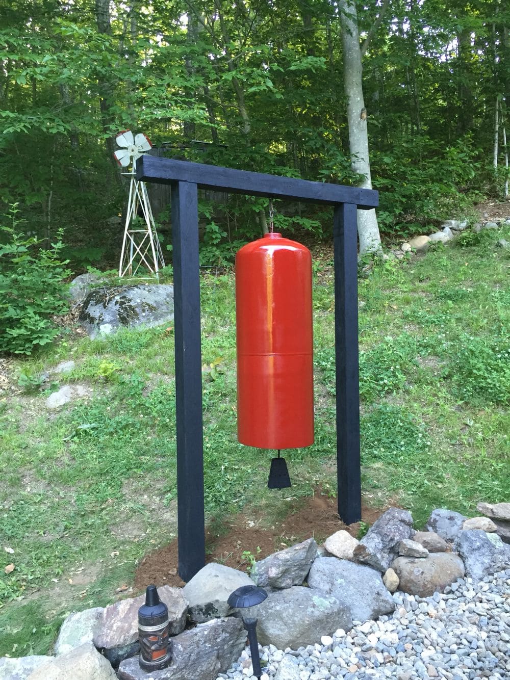 Propane Tank Garden Bell