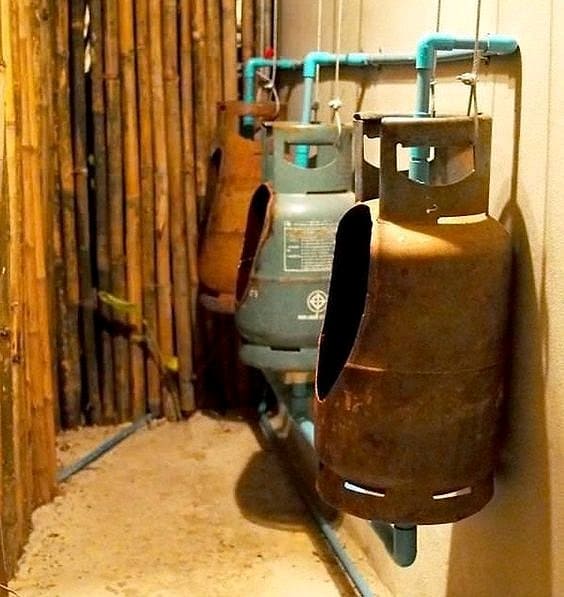 Propane Tank Urinal Conversion