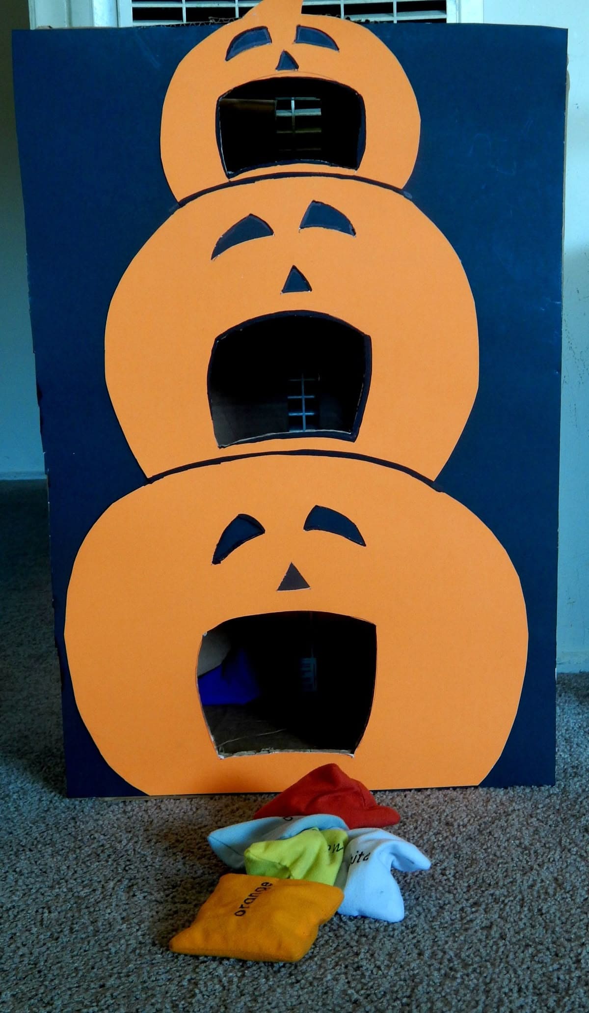 Pumpkin Bean Bag Toss