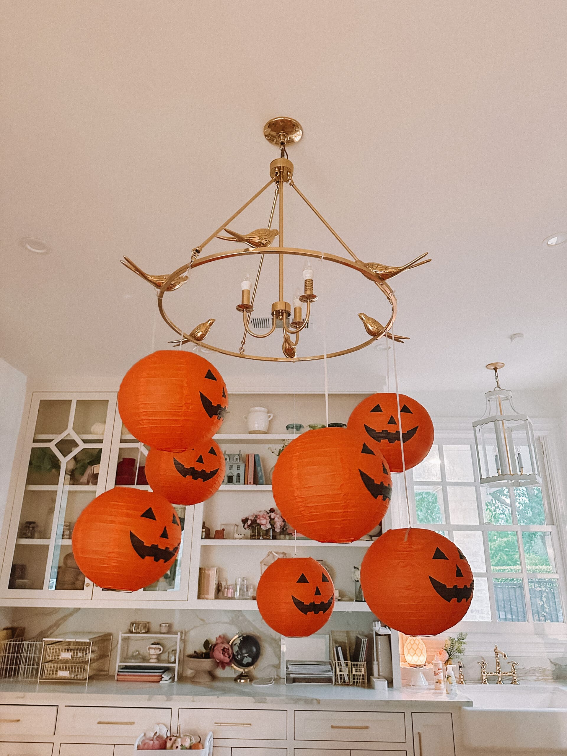 Pumpkin Lantern Chandelier Surprise