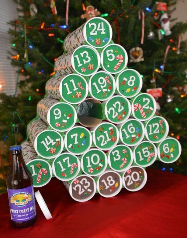 Pyramid Beer Advent Calendar Tree