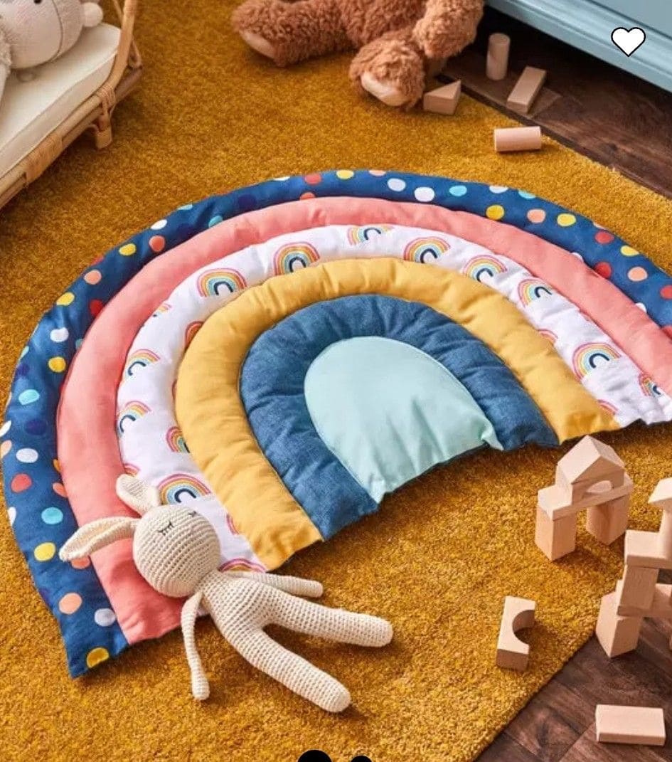 Rainbow Play Mat for Kids
