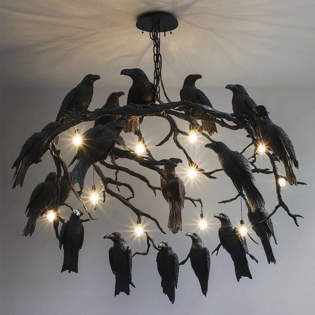 Raven’s Watch Halloween Chandelier