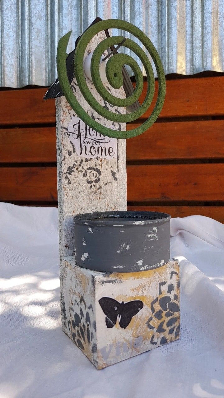 Rustic Mosquito Coil Holder